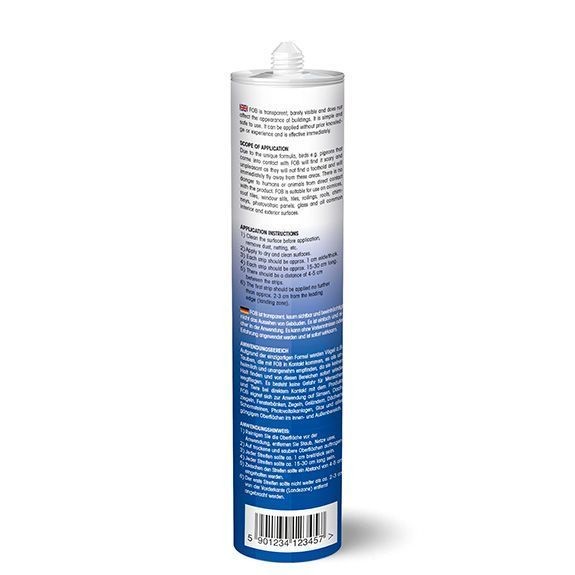 Fob Pigeon Repellent Gel | The discreet and effective solution for protecting windows and surfaces